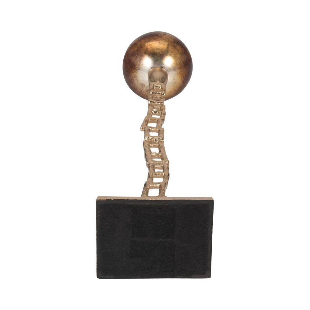 24 In. Gold Metal Tealight Candle Holder