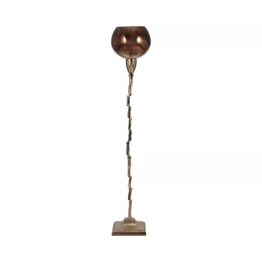 24 In. Gold Metal Tealight Candle Holder