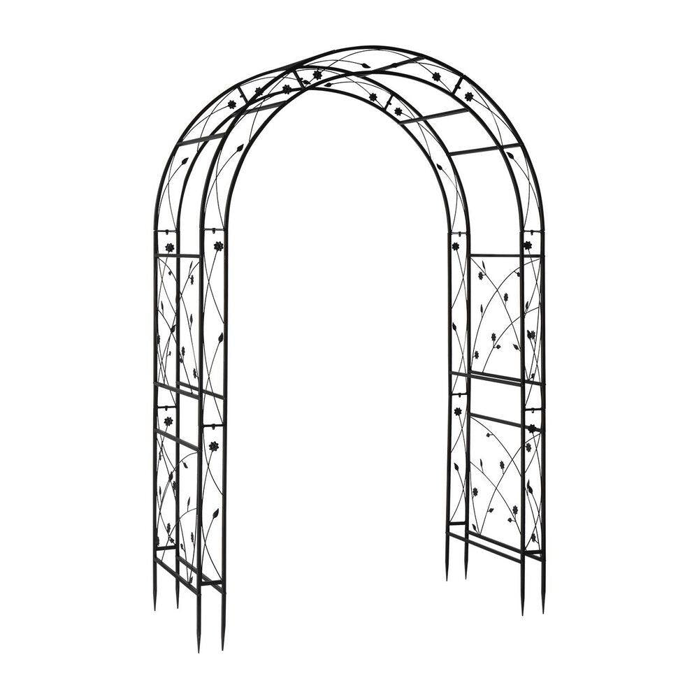 84 In. X 59 In. Garden Arbor, Arch for Wedding Ceremony Party, Christmas Garden Decor Garden Trellis for Plant Climbing