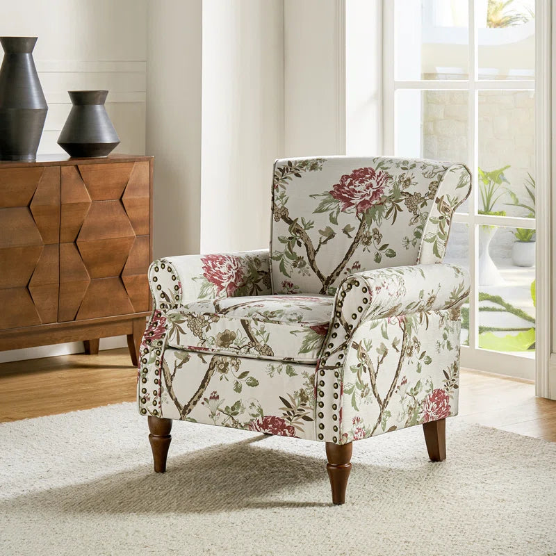 Asul Armchair with Nailhead Trim