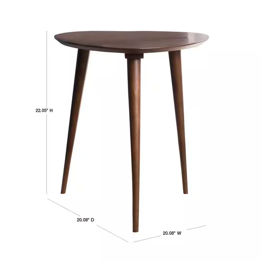 Corey Walnut Finish End Table