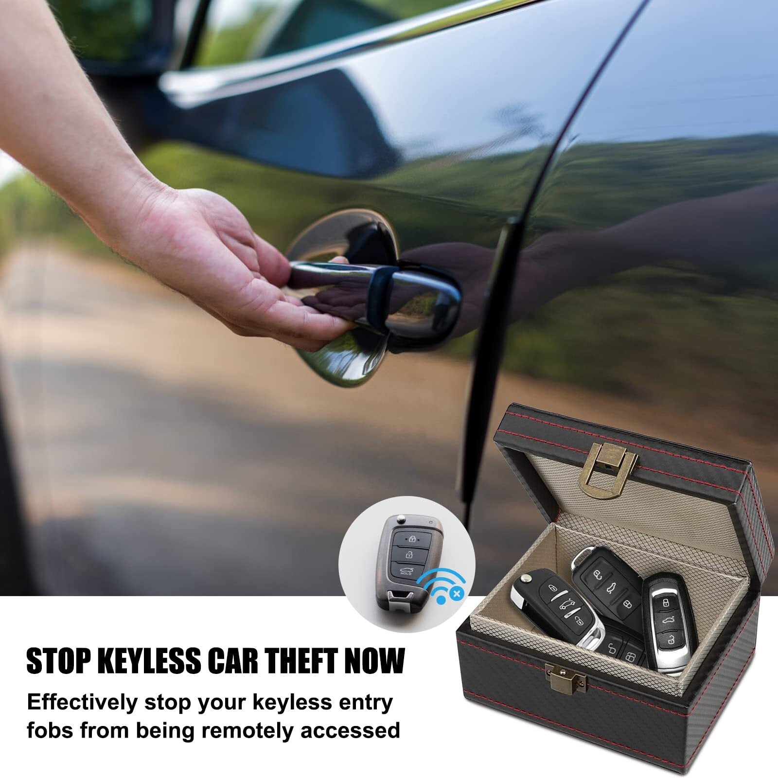 Faraday Box, Newest Version Diyife Car Key Signal Blocker