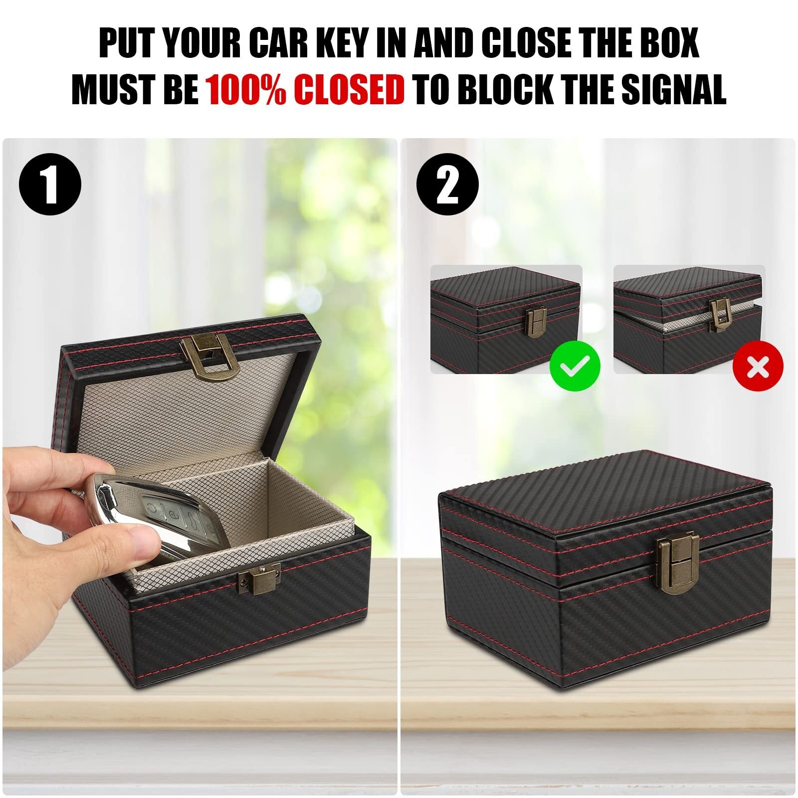 Faraday Box, Newest Version Diyife Car Key Signal Blocker