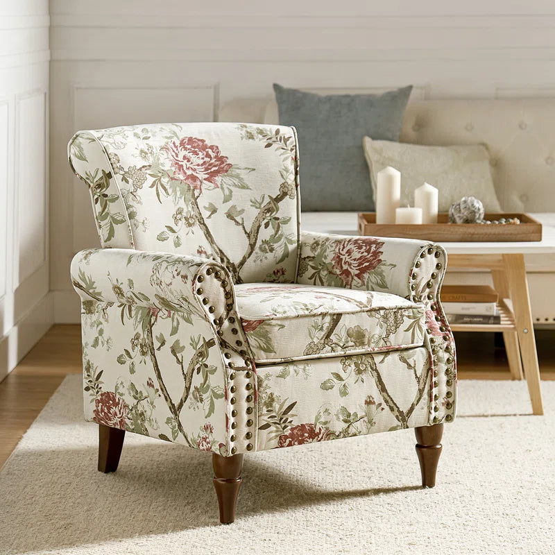Asul Armchair with Nailhead Trim