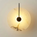 Modern LED Marble Wall Sconce Light Fixture Alabaster Lamp Living Room Bedroom Bedside Home Art Decoration Stone Decor Indoor