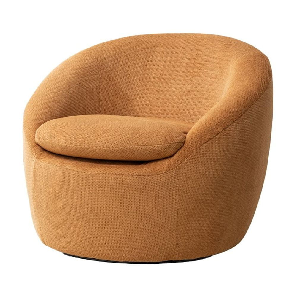 Winnie Modern Barrel Chair, 360° Swivel