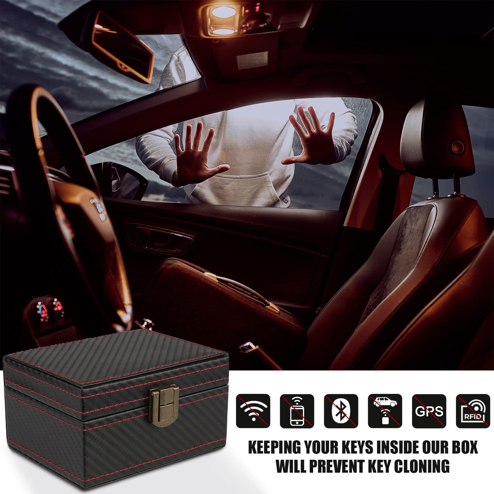 Faraday Box, Newest Version Diyife Car Key Signal Blocker