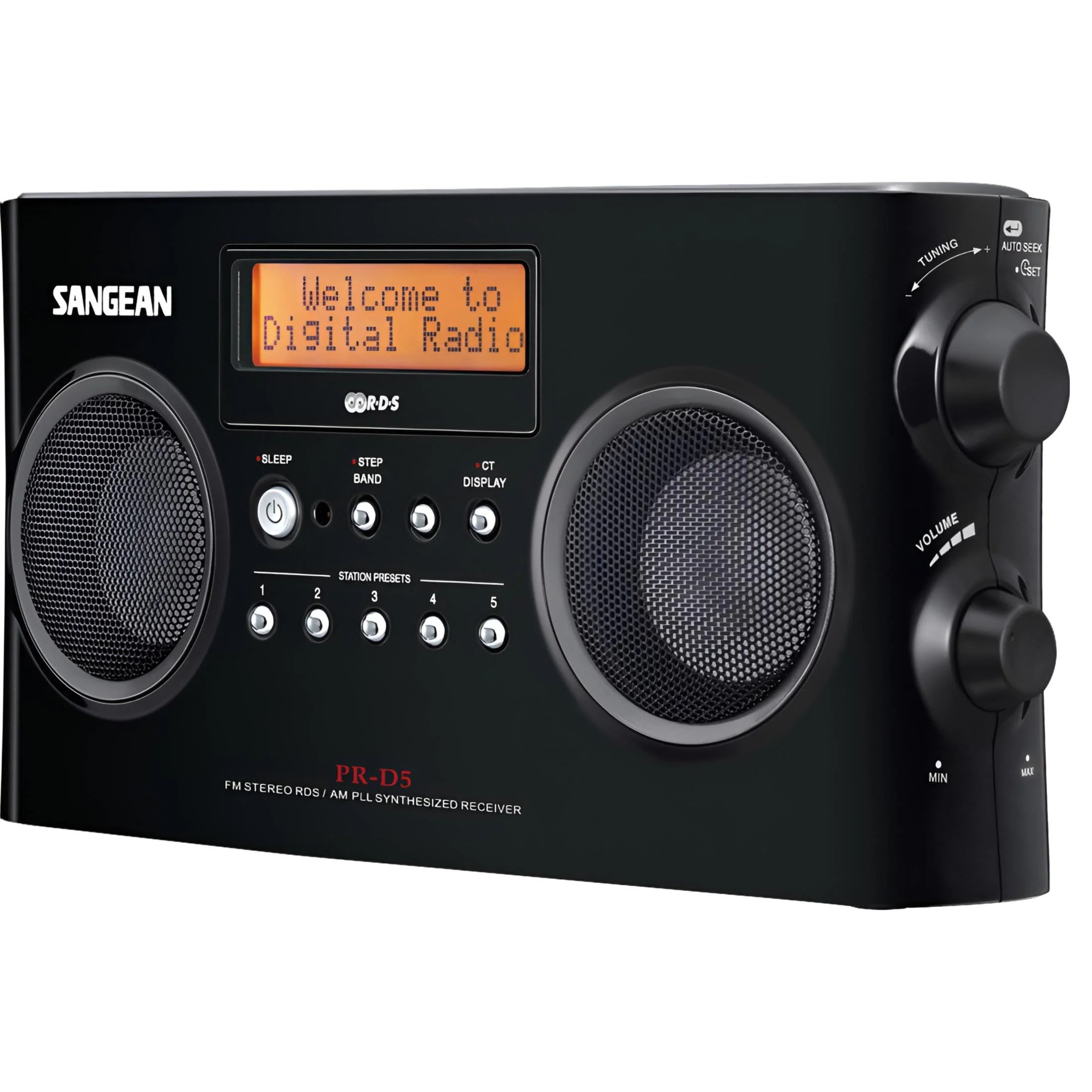 Portable AM/FM Radios, Black, PR-D5BK
