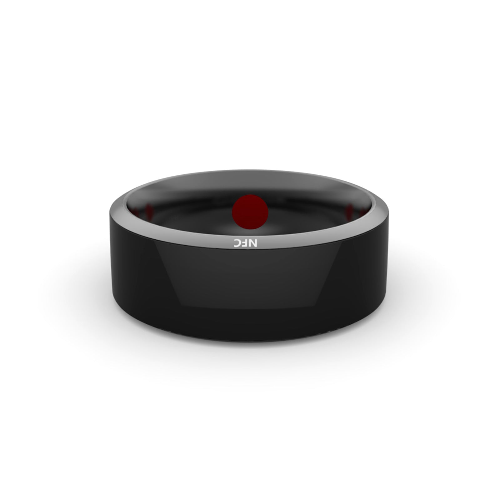 Smart Ring Wearable Device Multifunctional Black High-Tech