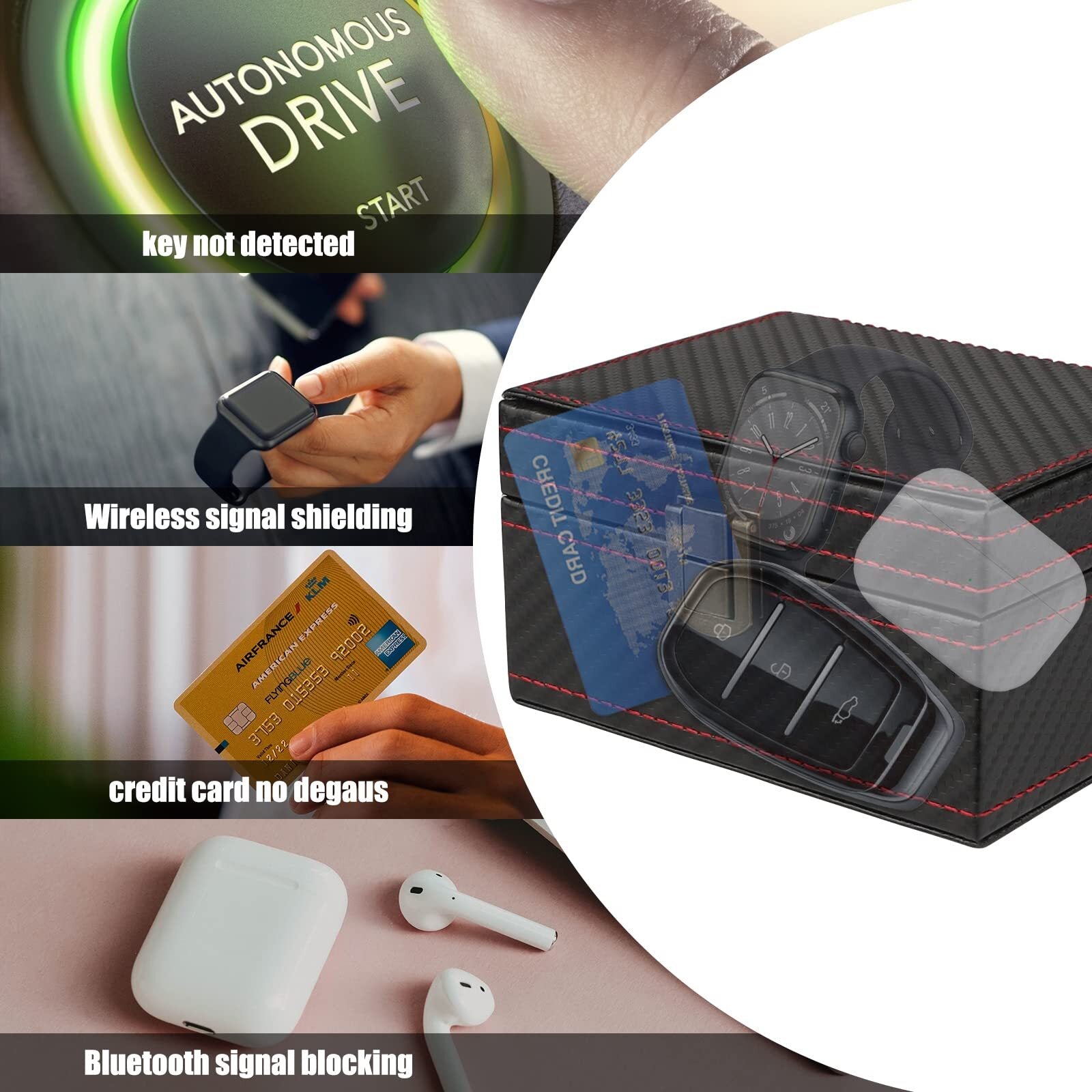 Faraday Box, Newest Version Diyife Car Key Signal Blocker