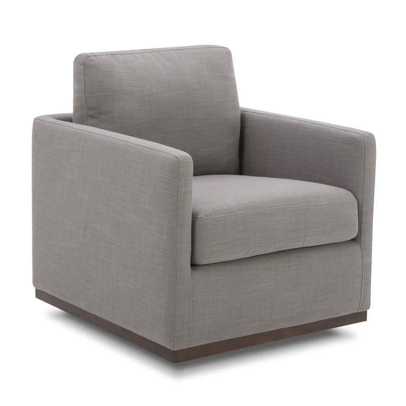 Bobbi Upholstered Swivel Armchair (Set of 2)