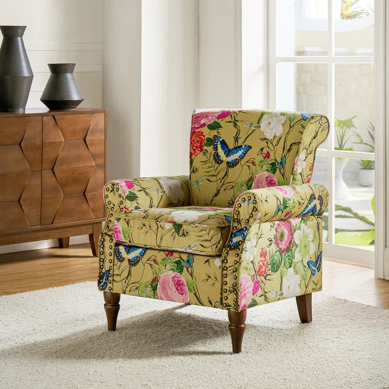 Asul Armchair with Nailhead Trim