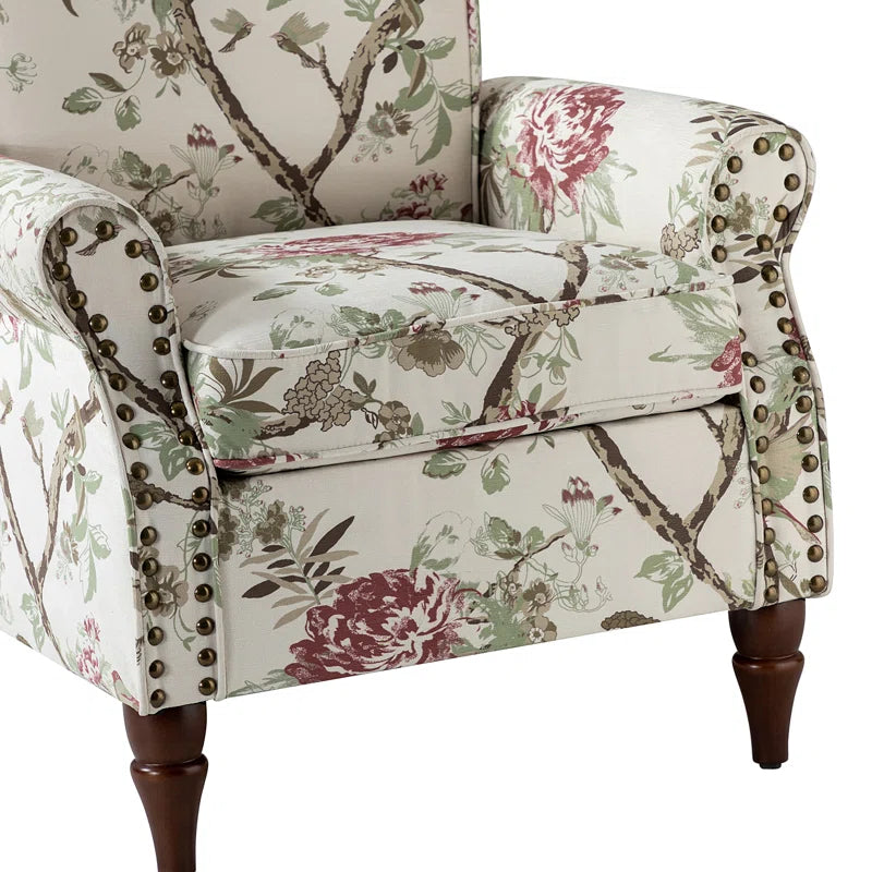 Asul Armchair with Nailhead Trim