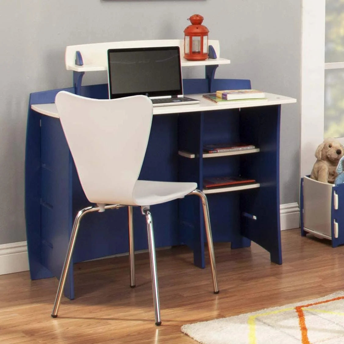 Furniture Bent Plywood Chair, White, Modern Bentwood Dining Chair, Kids Chair, Office Chair