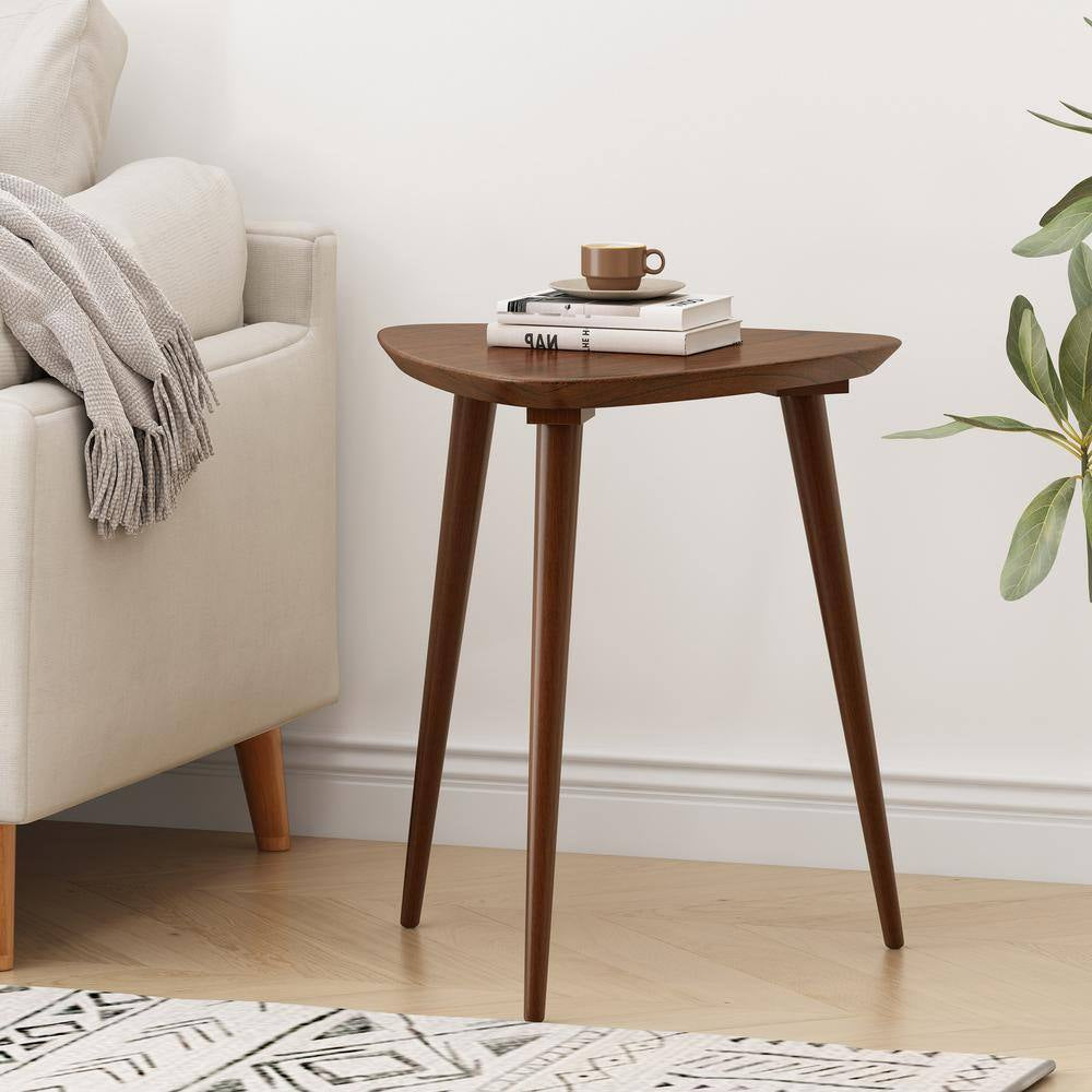 Corey Walnut Finish End Table