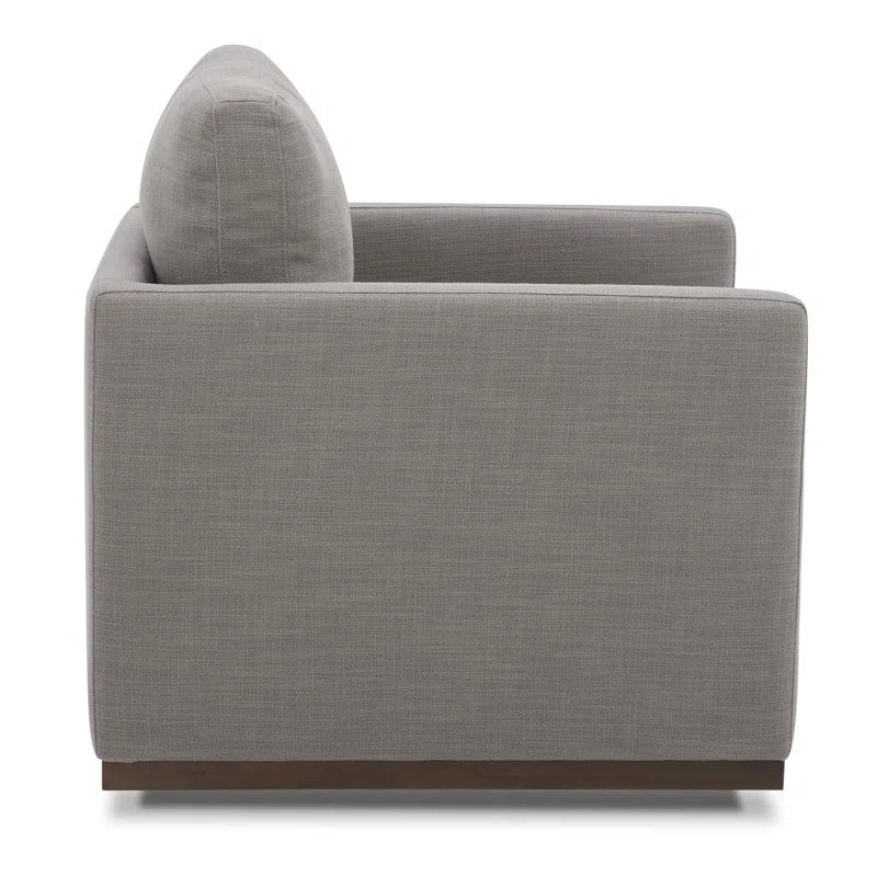 Bobbi Upholstered Swivel Armchair (Set of 2)