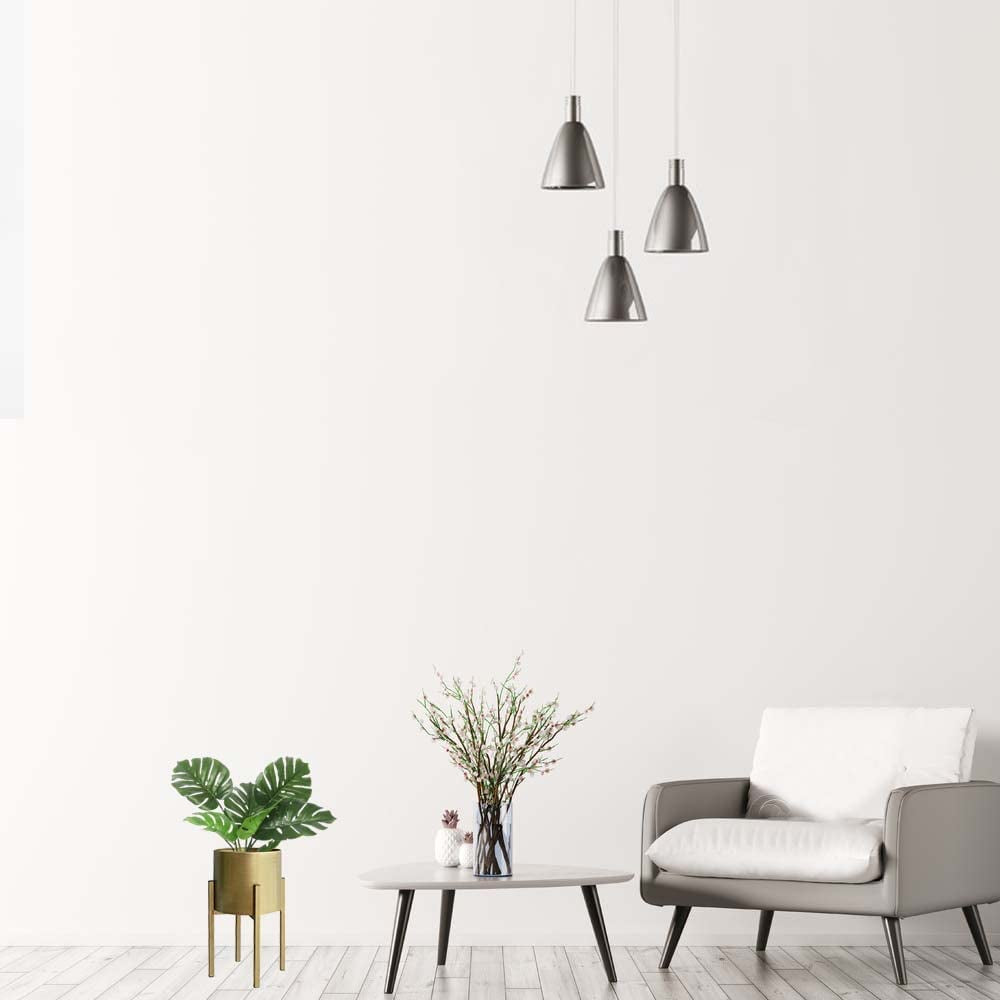 Planter Stand, Pot Stand for Plants, Metal Plants，Metal Plant Pot on Stand Flower Plant Stand Plant Shelf Plant Holder with Removable Pot Outdoor Indoor Home Decoration(Pot Included)…