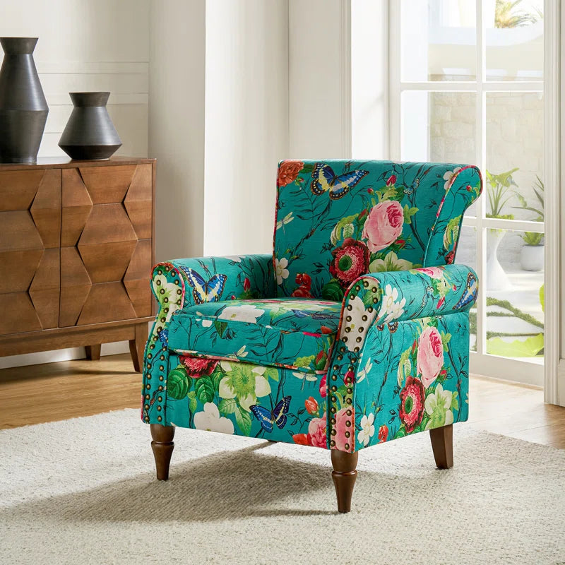 Asul Armchair with Nailhead Trim