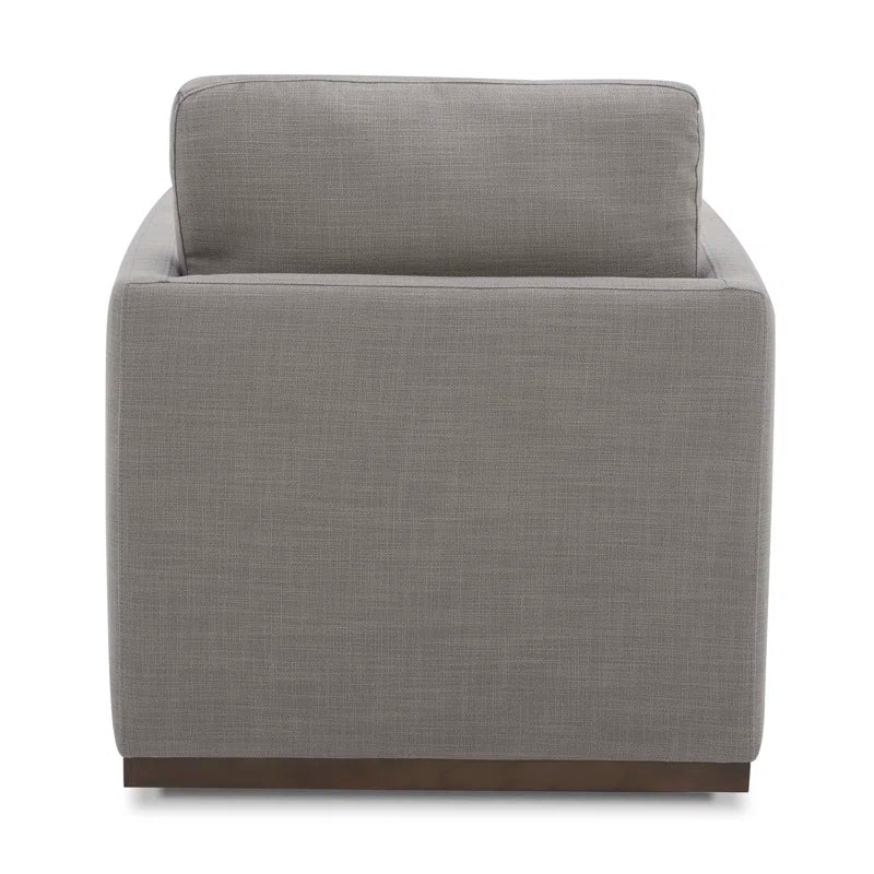 Bobbi Upholstered Swivel Armchair (Set of 2)