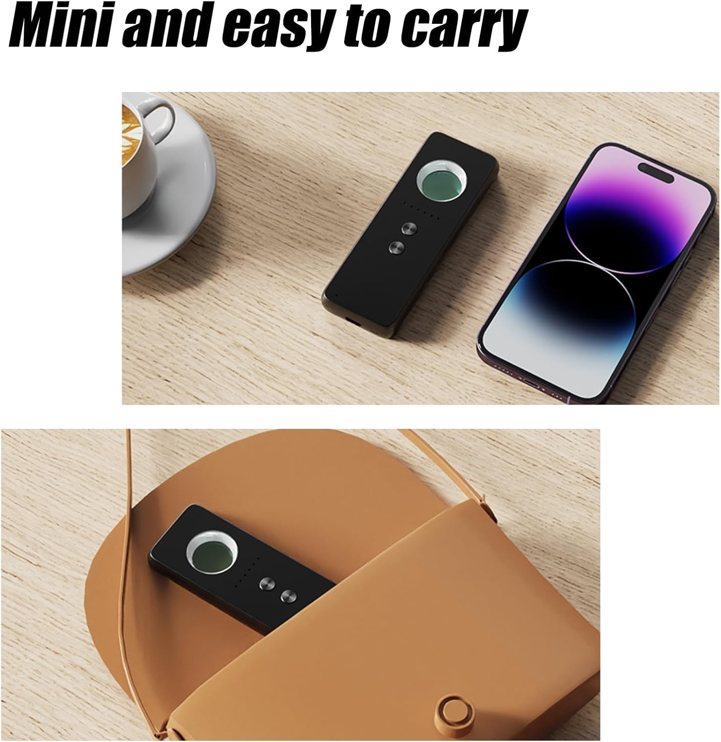 Hidden Camera Detector, 2025 Camera Finder, anti Spy, GPS Tracker Detector, Portable Bug Detector RF Signal Finder for Airbnb, Hotels, Travel, Home, Office, Bathroom