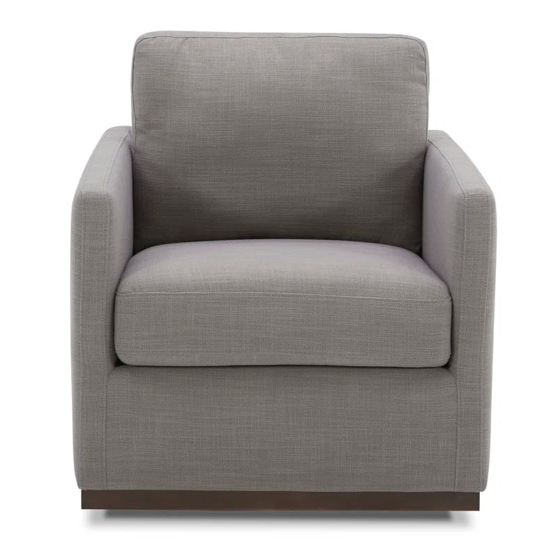 Bobbi Upholstered Swivel Armchair (Set of 2)